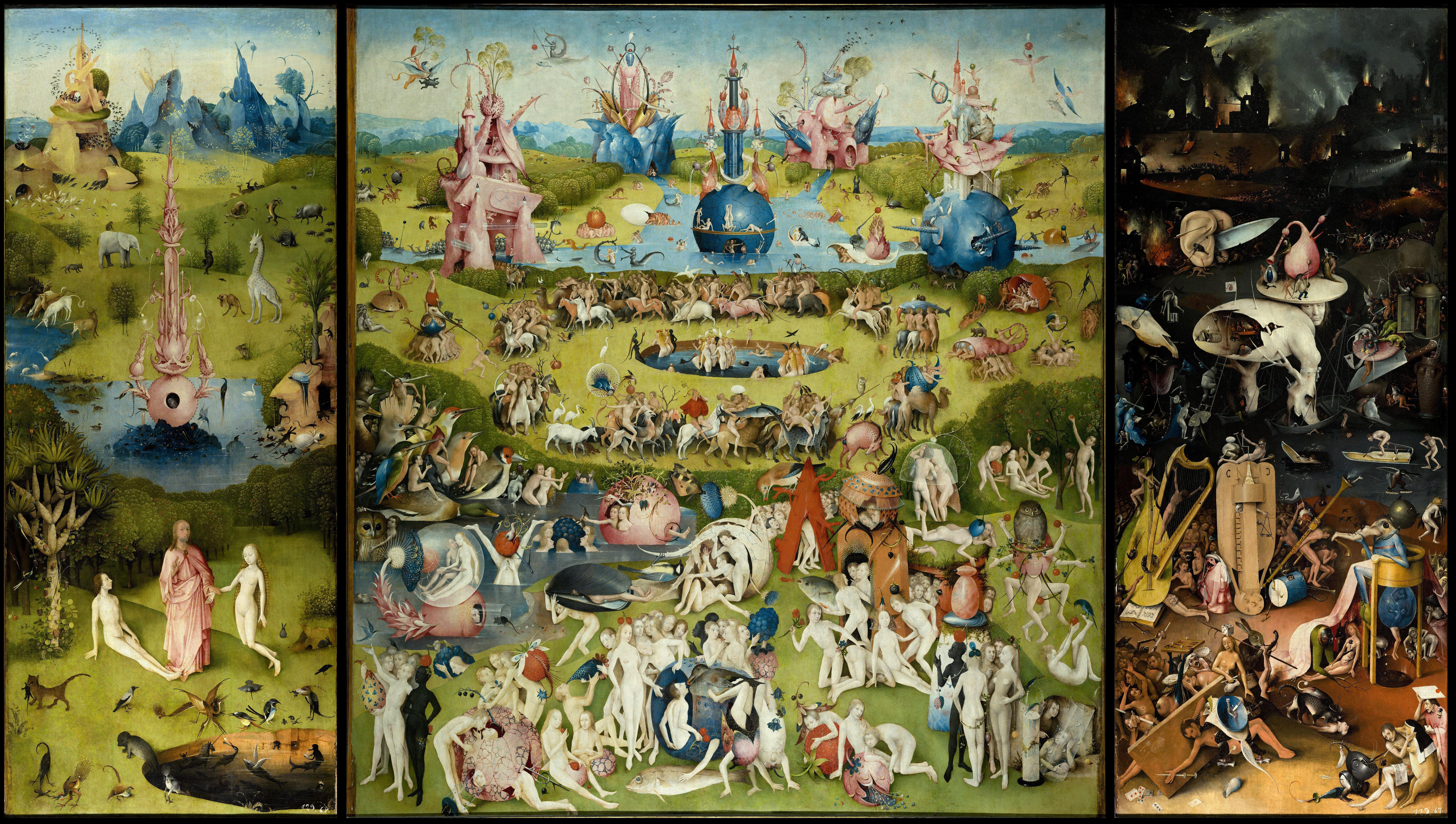 Dünyevi Zevkler Bahçesi, Hieronymus Bosch